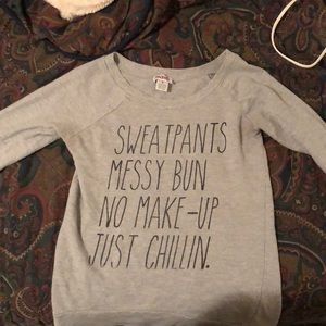 A long sleeved shirt